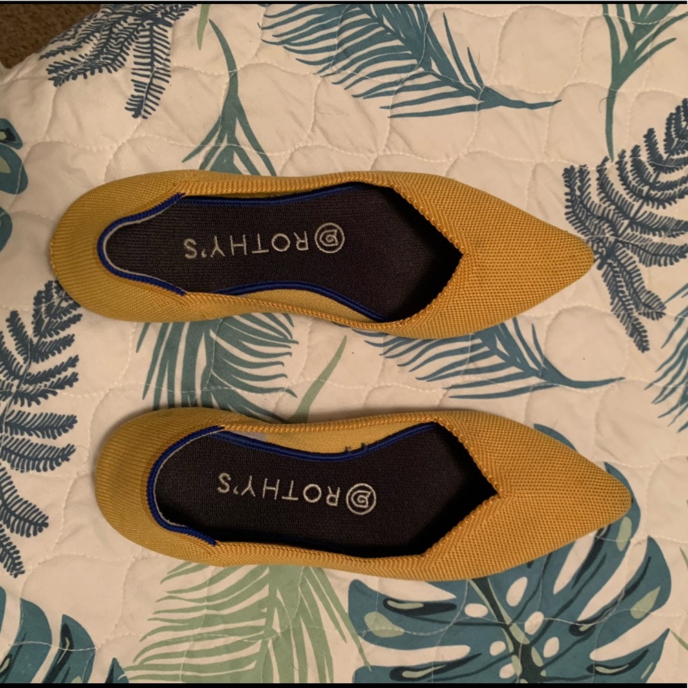 Rothy's The Point Shoes Rare Marigold